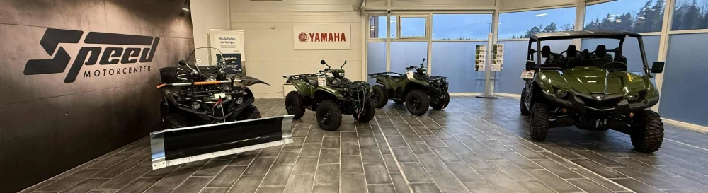 ATV utstilling på Speed Motorcenter, Yamaha Grizzly EPS SE, Kodiak 700 EPS, Kodiak 450, Viking EPS, Speed Motorcenter, SpeedMC, MC, ATV, firhjuling, firehjuling