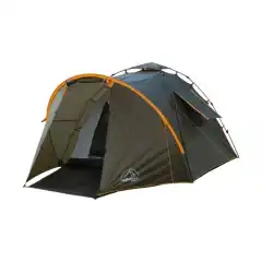 4Bikers MC-Telt Mega er 4Bikers sitt st&oslash;rste og mest romslige MC-telt, med plass til 4 personer og bagasje. Teltet settes lynraskt opp med Flash-touch system, har kraftige glassfiberstenger, mange vindbarduner, vanntett duk (3000 mm) og gulv (5000 mm), st&aring;h&oslash;yde p&aring; ca. 190 cm og pakkes kompakt &ndash; perfekt for komfortable MC-campingturer.