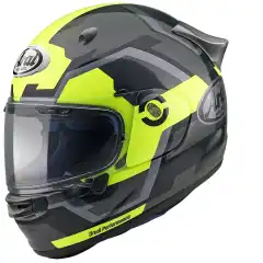 <strong data-end="142" data-start="113">Arai Quantic Face Flour Yellow</strong> er en premium fullface MC-hjelm for sport- og touringbruk, h&aring;ndlaget i Japan med avansert PB e-cLc-skall, effektiv ventilasjon og h&oslash;y komfort. ECE 22.06-godkjent, med VAS Max Vision-visir, Pinlock inkludert og kompromissl&oslash;s sikkerhet for daglig kj&oslash;ring.