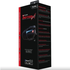 <p data-end="271" data-start="0"><strong data-end="35" data-start="0">UCLEAR Motion Infinity Dual Set</strong> er et avansert intercom-system med Mesh og Bluetooth som lar et ubegrenset antall brukere kommunisere s&oslash;ml&oslash;st. Med innebygd <strong data-end="176" data-is-only-node="" data-start="160">crash sensor</strong>, stemmestyring og opptil 18 timers batteritid f&aring;r du b&aring;de h&oslash;y sikkerhet og brukervennlighet. Perfekt for gruppekj&oslash;ring, med klar lyd og enkel betjening &ndash; uten mikrofonbom.</p>
