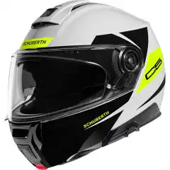 Schuberth C5 MC Hjelm &ndash; avansert touringhjelm med ECE 22.06-godkjenning, lavt st&oslash;yniv&aring;, Coolmax&reg;-interi&oslash;r, forbedret ventilasjon og integrerte Sena HD-h&oslash;yttalere for SC2 intercom.