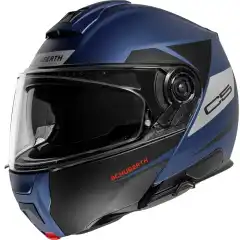 Schuberth C5 MC Hjelm &ndash; avansert touringhjelm med ECE 22.06-godkjenning, lavt st&oslash;yniv&aring;, Coolmax&reg;-interi&oslash;r, forbedret ventilasjon og integrerte Sena HD-h&oslash;yttalere for SC2 intercom.