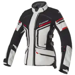 Clover Laminator-2 WP MC Jakke Dame &ndash; vanntett og pustende jakke med laminert membran, feminin passform, effektiv ventilasjon, thermo-f&ocirc;r og CE Level 2-beskyttelse.