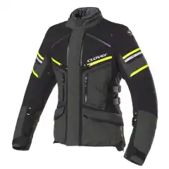 Clover Laminator-2 WP MC Jakke &ndash; vanntett og pustende jakke med laminert membran, effektiv ventilasjon, thermo-f&ocirc;r, CE Level 2-beskyttelse og refleksdetaljer.