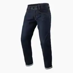 <strong data-end="124" data-start="102">REV&rsquo;IT!</strong> Lewis Selvedge TF &ndash; <strong data-end="3552" data-start="3489">tidsriktige motorsykkeljeans i 13 oz CORDURA&reg; stretch denim</strong> med COOLMAX&reg; og THERMOLITE&reg; for maksimal komfort og slitestyrke. <strong data-end="3639" data-start="3618">CE AA-sertifisert</strong> med SEESMART&trade; hofte- og knebeskyttere (niv&aring; 1), justerbare kneinnsatser og refleks i oppbretten for &oslash;kt synlighet. Moderne tapered fit &ndash; perfekt b&aring;de p&aring; og av motorsykkelen.