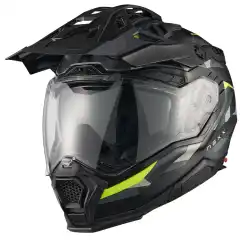 <strong data-end="83" data-is-only-node="" data-start="0">Nexx X.WED3 Trailmania Gr&aring;/R&oslash;d &ndash; Allsidig Adventure MC-hjelm for vei og terreng</strong><br data-end="86" data-start="83" />
Nexx X.WED3 Trailmania er en lett og avansert adventurehjelm i <strong data-end="183" data-start="149">X-Matrix 2 glassfiberkompositt</strong>, godkjent etter <strong data-end="213" data-start="200">ECE 22.06</strong>, og kan brukes som <strong data-end="275" data-start="233">helhjelm, crosshjelm eller endurohjelm</strong> uten verkt&oslash;y. Med <strong data-end="316" data-start="294">integrert solvisir</strong>, <strong data-end="343" data-start="318">Pinlock 70 Max Vision</strong>, sv&aelig;rt god sidesikt, justerbar skygge, fester til actionkamera, og et kraftig <strong data-end="472" data-start="422">ventilasjonssystem med 7 luftinntak og 4 uttak</strong>, er den bygget for lange turer og t&oslash;ffe forhold. <strong data-end="546" data-start="522">X-Foam crash bumpers</strong>, anti-vibrasjons EPS og D-ring med X-Lock magnet gj&oslash;r hjelmen sikker og stabil, mens forberedt integrasjon for <strong data-end="683" data-start="658">Nexx X-Com 3 intercom</strong> gj&oslash;r den klar for moderne eventyrkj&oslash;ring &ndash; b&aring;de p&aring; vei og i skogen.