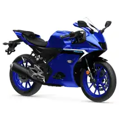 Produsert med klassens beste spesifikasjoner og med racinginspirert motor- og chassisteknologi, er R125 Yamahas ultimate lette Supersport. Med ny grafikk og nyeste Icon Blue-fargevalg som er en del av R-seriens DNA, har denne lette 125 cc Supersport'en en seri&oslash;s big-bike-attityde.