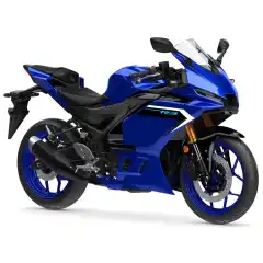R-World kaller. R3 er den ultimate lette Yamaha-supersporten inspirert av Yamahas MotoGP M1-racersykkel med et kompakt smidig chassis, en turtallsvillig motor p&aring; 321 cc som gir enest&aring;ende akselerasjon, og et aerodynamisk race-basert karosseri inkludert winglets.