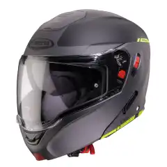 <strong data-end="129" data-start="111">Caberg Horus X Ray Sort Matt/Gr&aring;/Neon Gul</strong> er en moderne MC &aring;pningshjelm med unikt panorama-visir som gir ekstra bredt synsfelt. Utstyrt med integrert solvisir, Pinlock Max Vision, h&oslash;y komfort og ECE 22.06-godkjenning &ndash; et perfekt valg for b&aring;de pendling og touring.