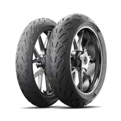 <strong>Michelin Road 6</strong> er et sport-touring motorsykkeldekk med bedre v&aring;tgrep, h&oslash;y stabilitet og lengre levetid. Finnes ogs&aring; i GT-versjon for tyngre sport-touring sykler.