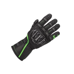 <strong data-end="34" data-is-only-node="" data-start="0">Kawasaki Milan Sport MC hanske</strong> gir deg optimal komfort, fleksibilitet og beskyttelse med karbon-knokebeskyttere og slitesterkt skinn &ndash; perfekt for sporty kj&oslash;ring.