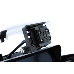 Plug & Ride adapter for Garmin zūmo XT2/XT3 on original BMW navigation mount - black