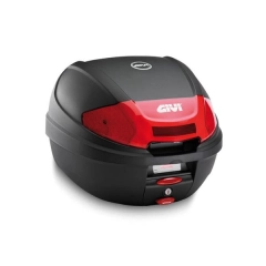 Toppboks monolock 30 ltr sort rød refleks