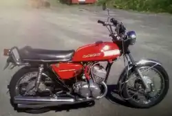 Eldre Kawasaki MC-modell fra Speed Motorcenter i Sandefjord
