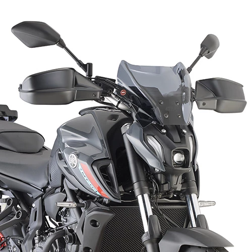 Vindskjerm 22X31 cm.svakt sotet Yamaha/Honda