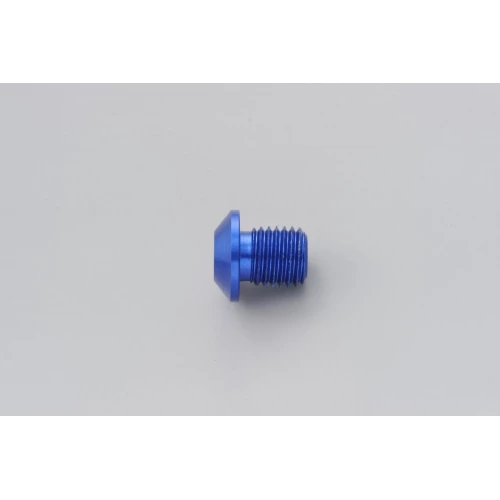 MIRROR THREAD PLUG BOLT - LEFT - M10 x P1,25 - BLUE