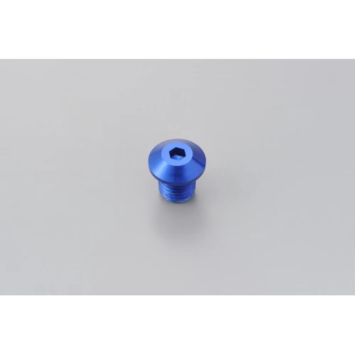 MIRROR THREAD PLUG BOLT - RIGHT - M10 x P1,25 - BLUE