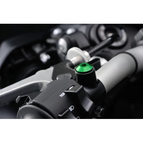 MIRROR THREAD PLUG BOLT - RIGHT - M10 x P1,25 - GREEN