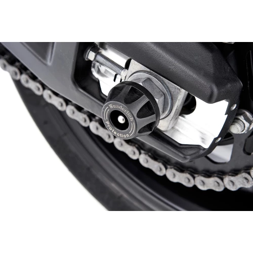 Wunderlich “DOUBLESHOCK” axle protection pads - rear - black