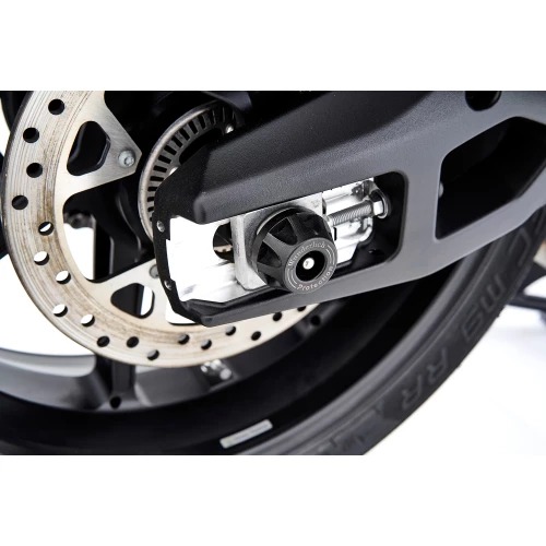Wunderlich “DOUBLESHOCK” axle protection pads - rear - black