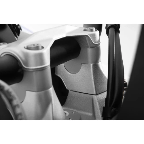 Wunderlich »ERGO« handlebar riser - 20mm - silver