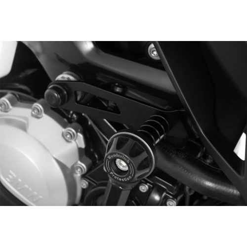 Wunderlich DOUBLESHOCK frame crash pad - black1