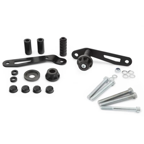 Wunderlich DOUBLESHOCK frame crash pad - black1