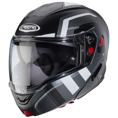 Caberg Horus X Road Matt Sort/Grå/Hvit MC Hjelm