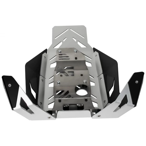 Wunderlich Engine protection plates »EXTREME« - black-silver