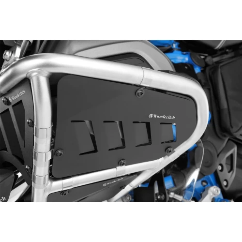 Wunderlich Rock Guard Set for Original BMW Engine Protection Bars. - black