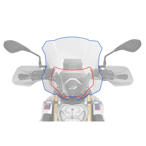 Wunderlich windshield »MARATHON« - high - smoked grey