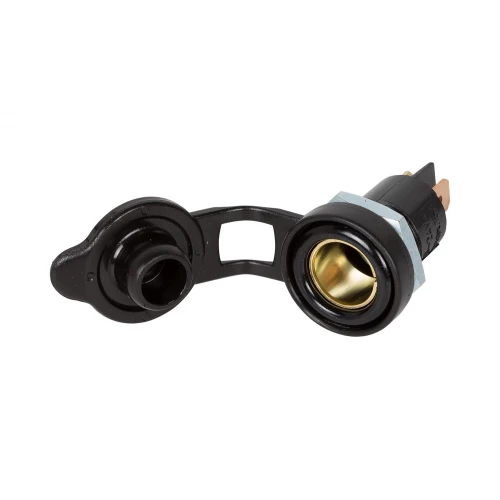 Universal electrical socket incl. electrical support - black