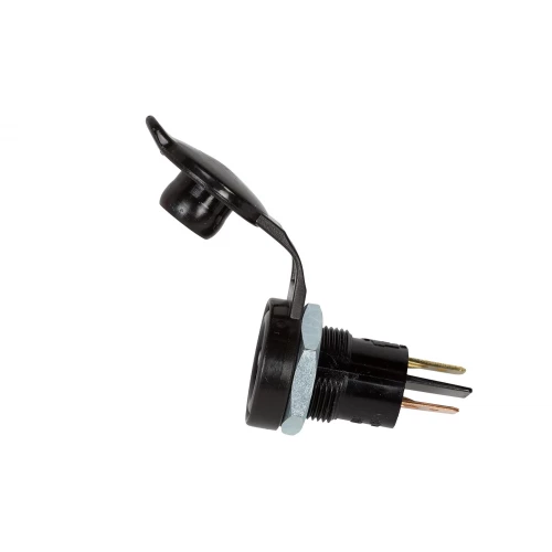 Universal electrical socket incl. electrical support - black