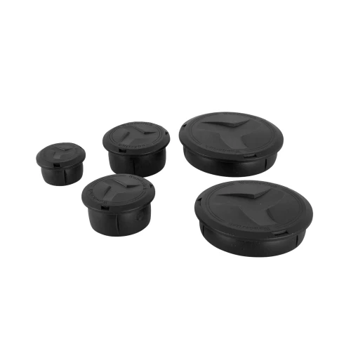 Wunderlich 5-piece frame caps - black