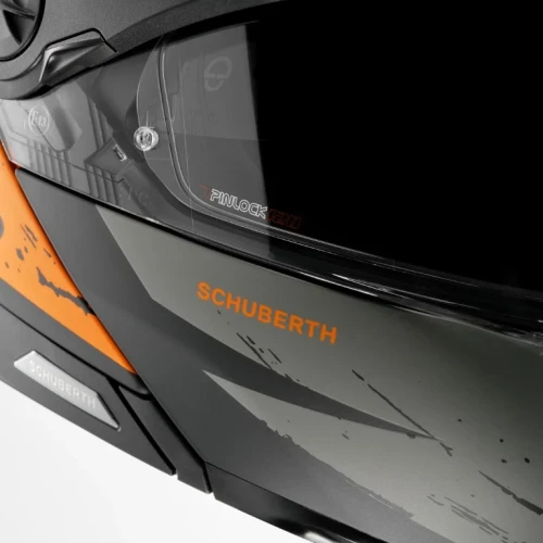 Schuberth E2 Explorer Matt Sort/Grå/Orange MC Hjelm