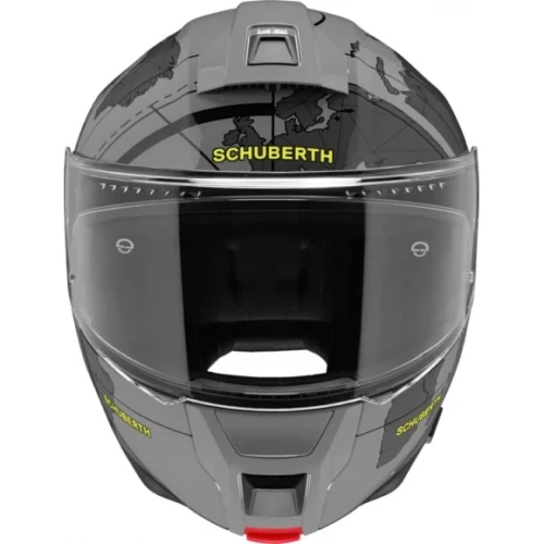 Schuberth C5 Globe Grå Åpnings Hjelm MC