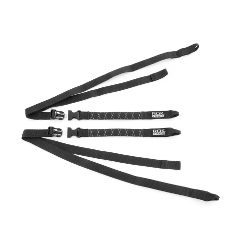 ROK Motorcycle Belts Heavy Duty - 25 mm - black - Set