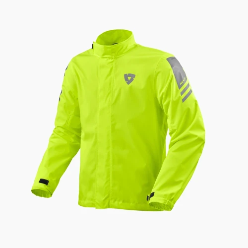 Rev'it regnjakke MC Neon gul front
