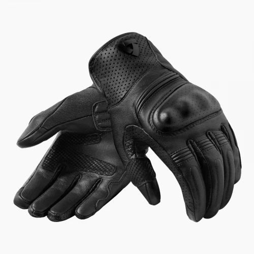 Revit Monster 3 MC Hanske Skinn Sort