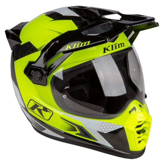 Klim Krios Pro Charger Hi-Vis, Adventure Enduro MC hjelm