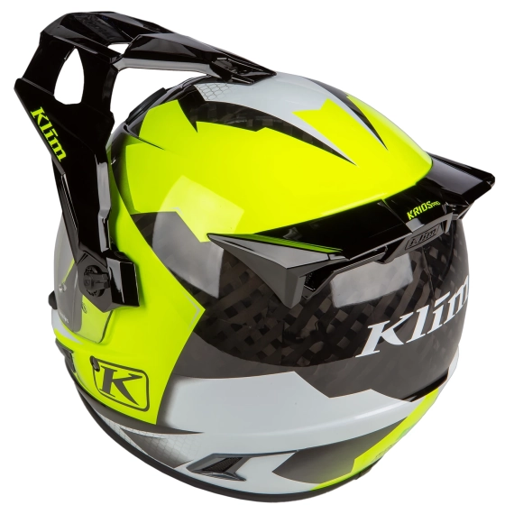 Klim Krios Pro Charger Hi-Vis, Adventure Enduro MC hjelm