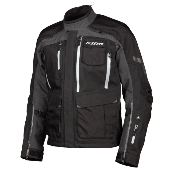 Klim Carlsbad Jakke Stealth Sort, D3O