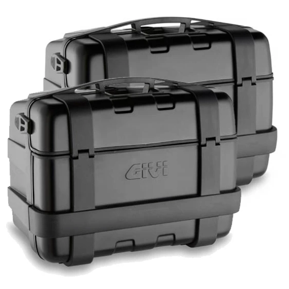 2 Givi Trekker SORTE sidevesker 46 liter