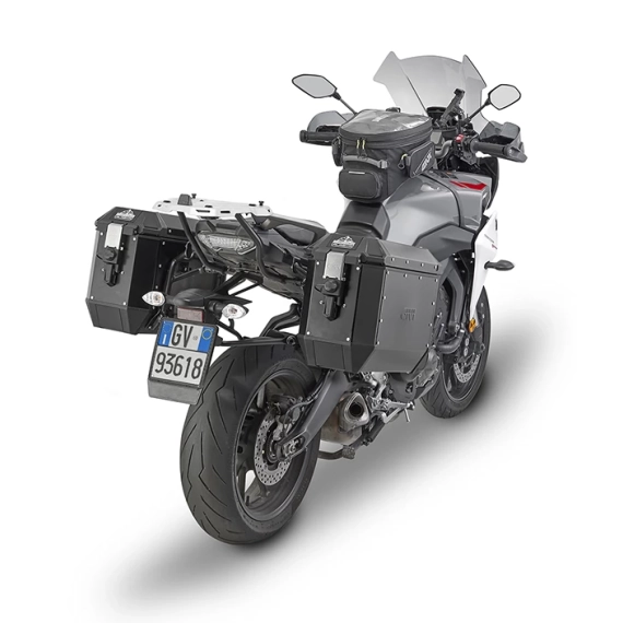 Alaska aluminium sidevesker SORTE (PAR) 36  liter høyre og venstre.