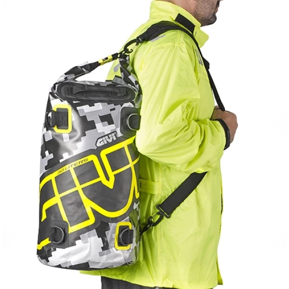 Givi Vanntett drybag  Easy 30 liter for sete eller bagasje grÃ/gul