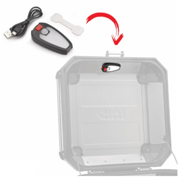 Innvendig lys til toppboks og sideveske