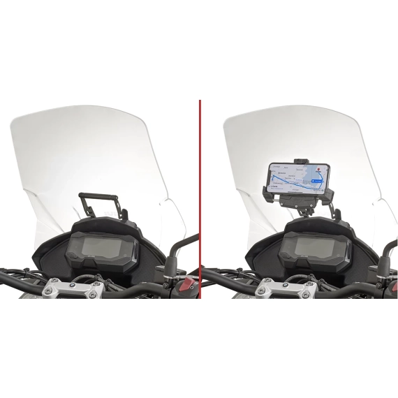 Givi Brakett til GPS holder for montering bak vindskjerm.G310GS