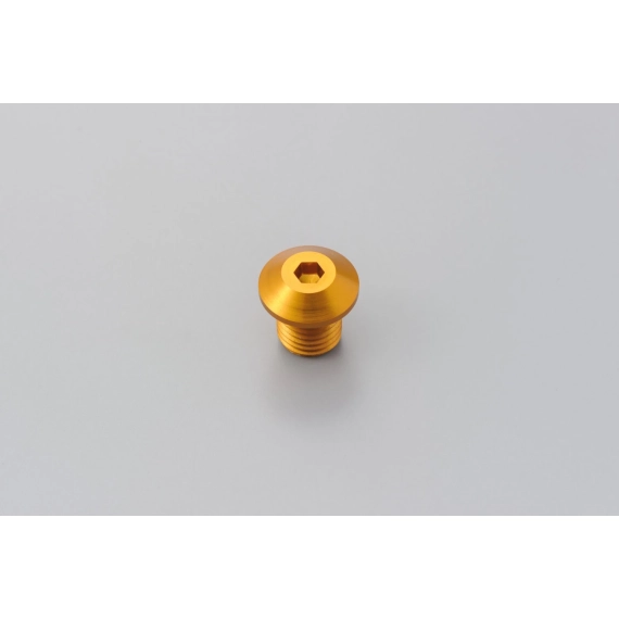 MIRROR THREAD PLUG BOLT - LEFT - M10 x P1,25 - GOLD