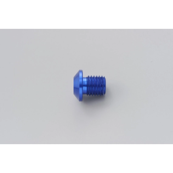MIRROR THREAD PLUG BOLT - RIGHT - M10 x P1,25 - BLUE