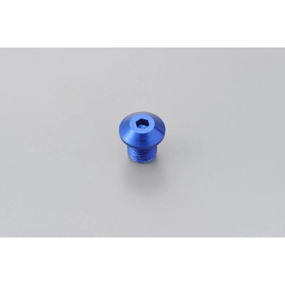 MIRROR THREAD PLUG BOLT - RIGHT - M10 x P1,25 - BLUE